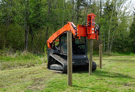 post driver attachment for fence